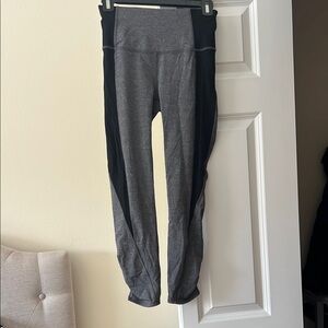 Lulu Lemon Gray and Black Leggings